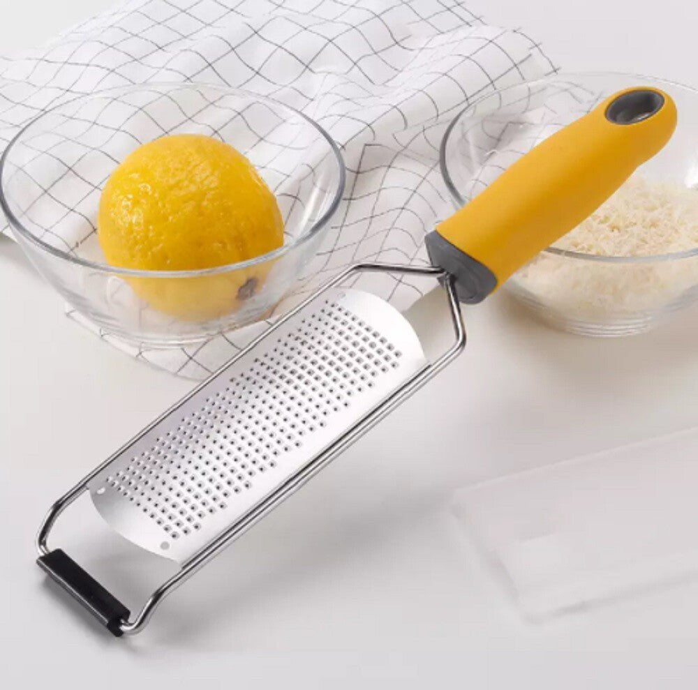 Stainless Steel Cheese & Citrus Zester – Premium Lemon Grater Kitchen Tool