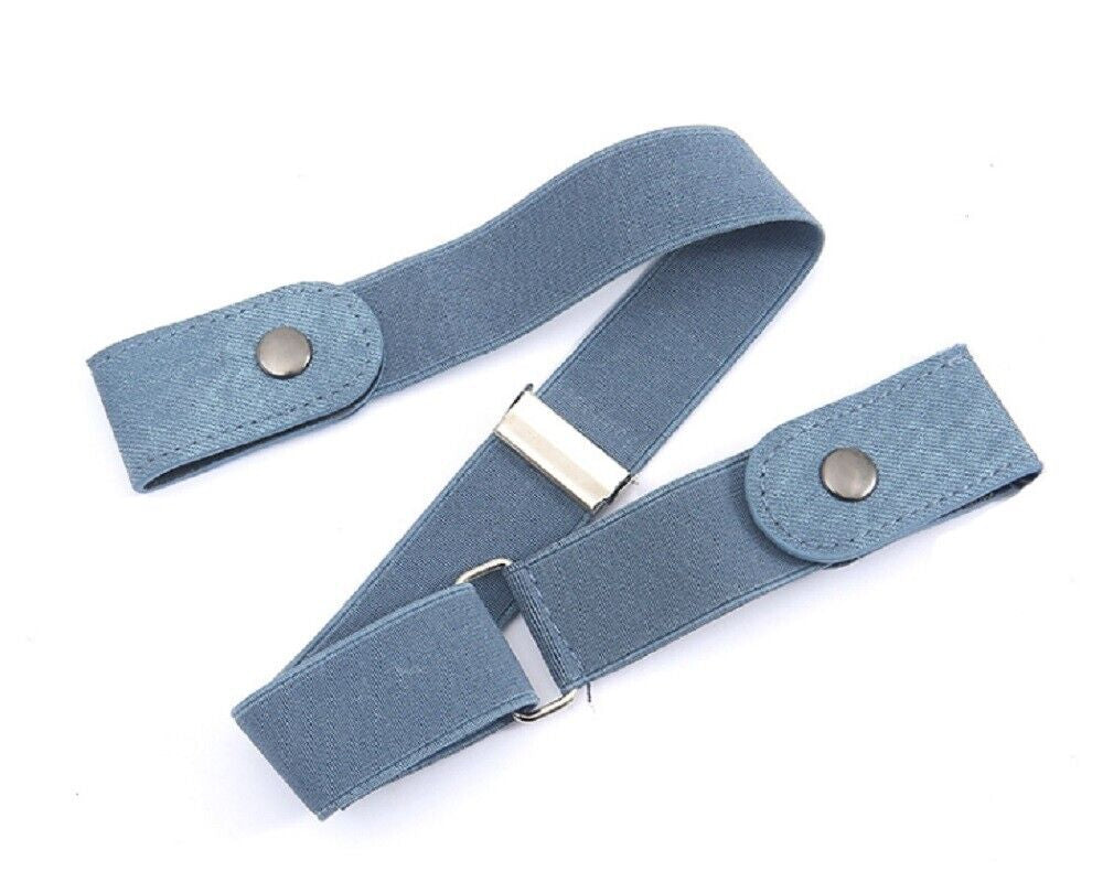 5-Pack No-Buckle Elastic Waist Belts – Comfortable, Adjustable Stretch Belts for Men & Women, Hassle-Free Fit for Jeans, Pants & Everyday Wear