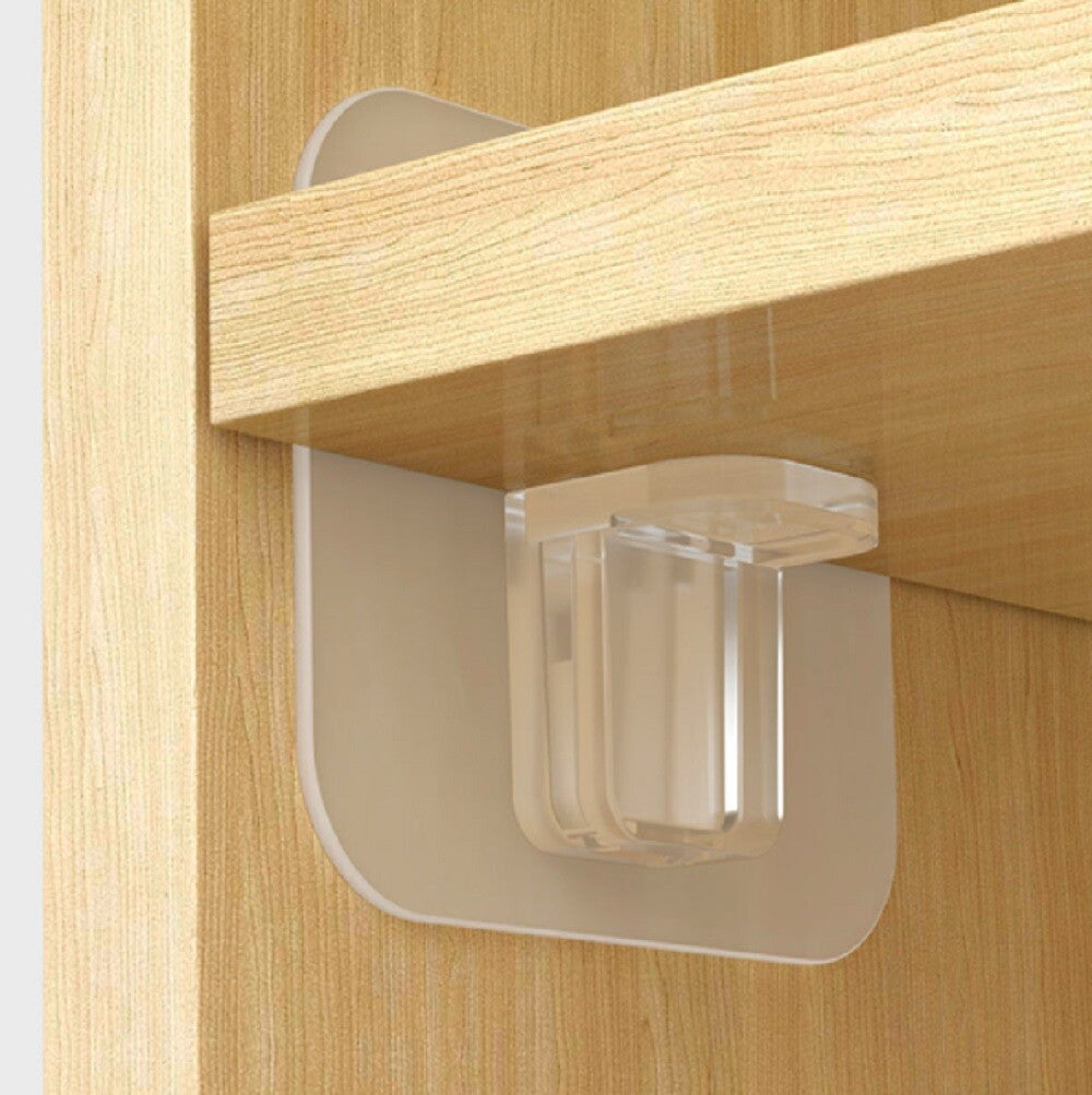 12-Pack Self-Adhesive Shelf Support Pegs – Heavy-Duty Partition Pin Clips