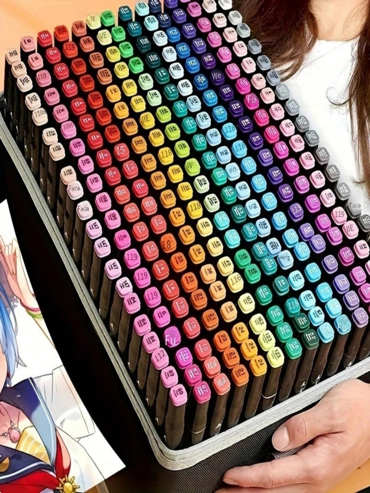 80/168 Colors Art Drawing Markers Set for Kids Adults Dual Tip Alcohol Markers