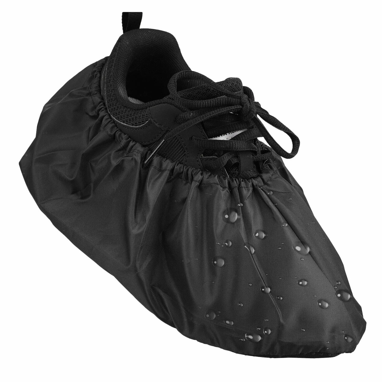 2 Pairs Reusable Waterproof Shoe Covers Slip-Resistant Overshoes Rain Boots
