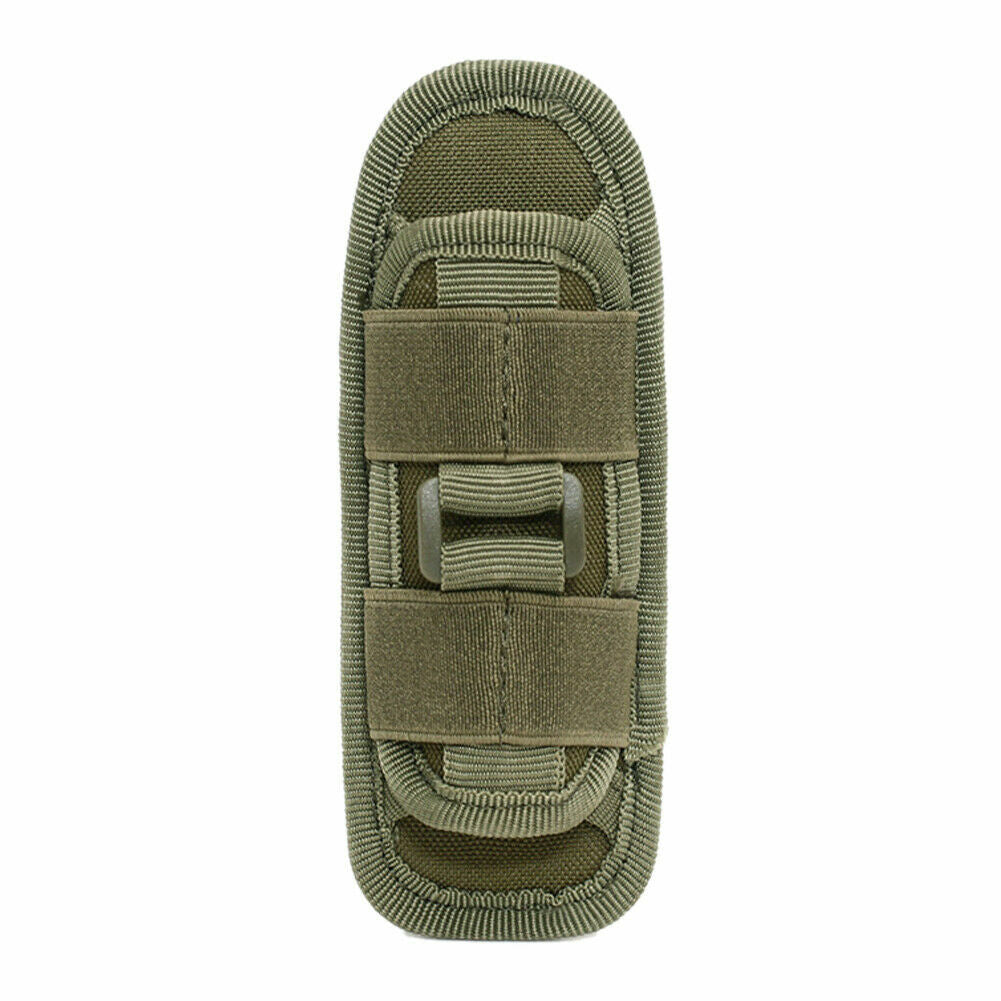 Tactical Nylon Molle Flashlight Holder Belt Holster Flashlight Torch Case Pouch