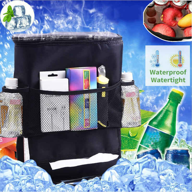 2PC Car Seat Back Hanger Organizer Multi-Pocket Storage Bag Holder Cooler Travel