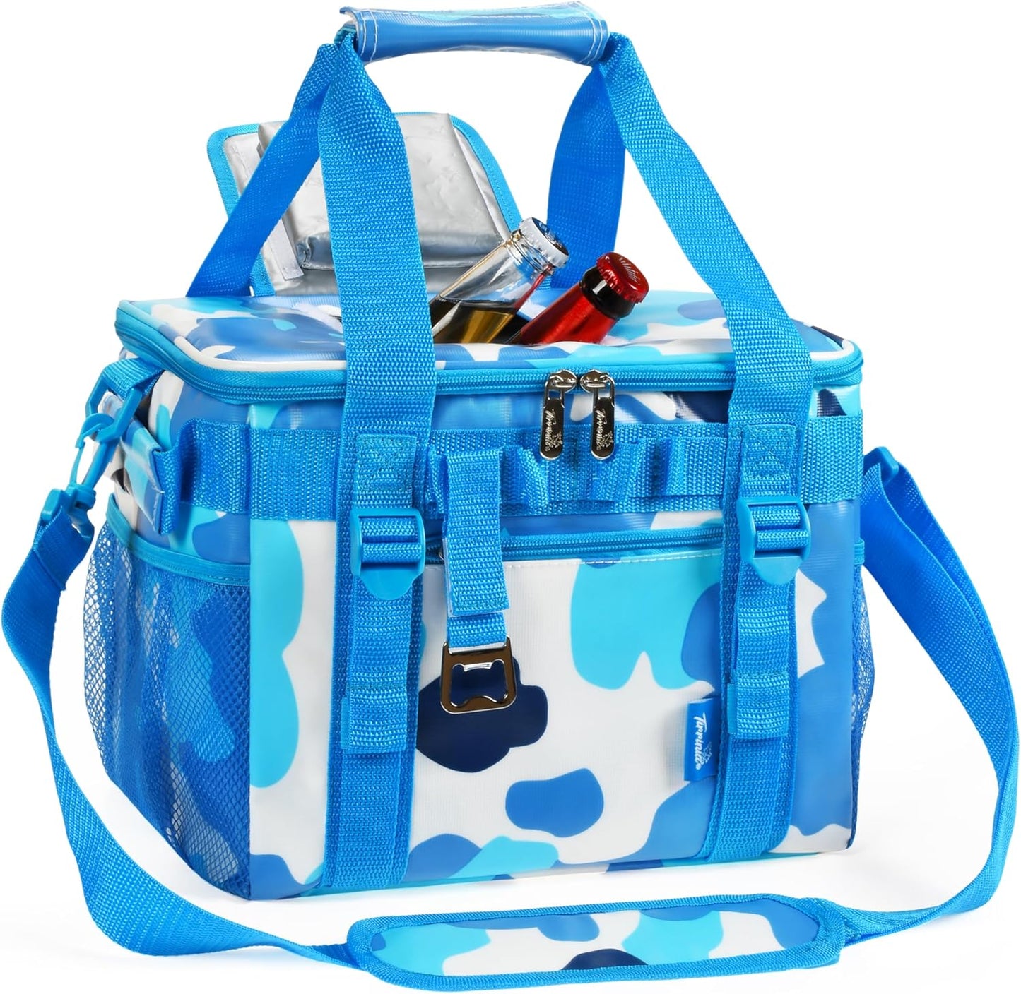 Tirrinia Large Insulated Cooler Bag - Outdoor Leakproof Cooler Tote for Men