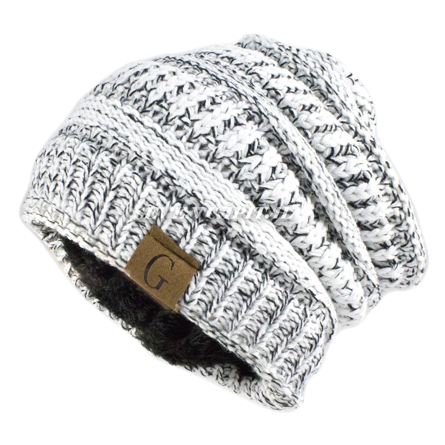 Women'S Men Knit Slouchy Baggy Beanie Oversize Winter Hat Ski Fleece Slouchy Cap