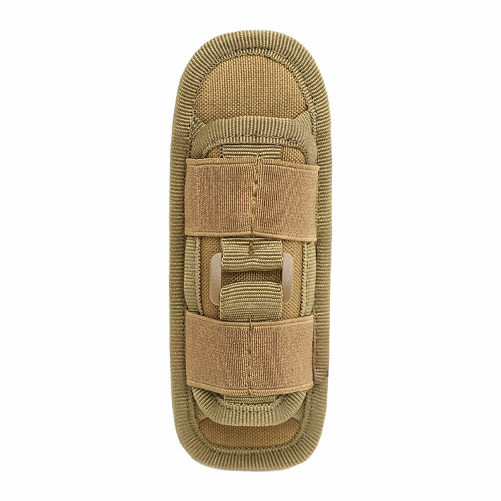Tactical Nylon Molle Flashlight Holder Belt Holster Flashlight Torch Case Pouch