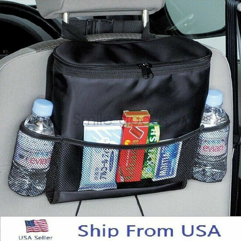 2PC Car Seat Back Hanger Organizer Multi-Pocket Storage Bag Holder Cooler Travel
