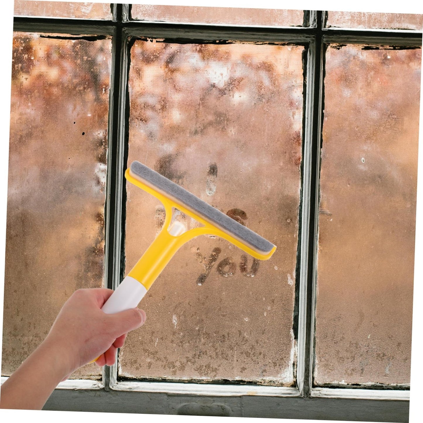 3-In-1 Window Cleaning Multi-Tool, Glass Hanging Knife with Spray
