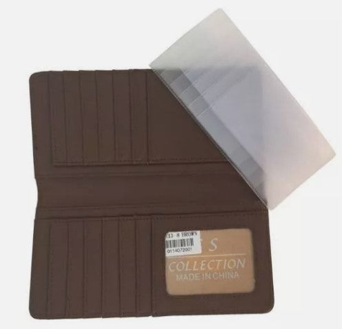 Cowboy Wallet, Western Men's Bifold Wallet - Cross Praying Cowboy Design, Checkbook Style, 7 Card Slots, ID Window, Cash Pockets, High-Quality Leather