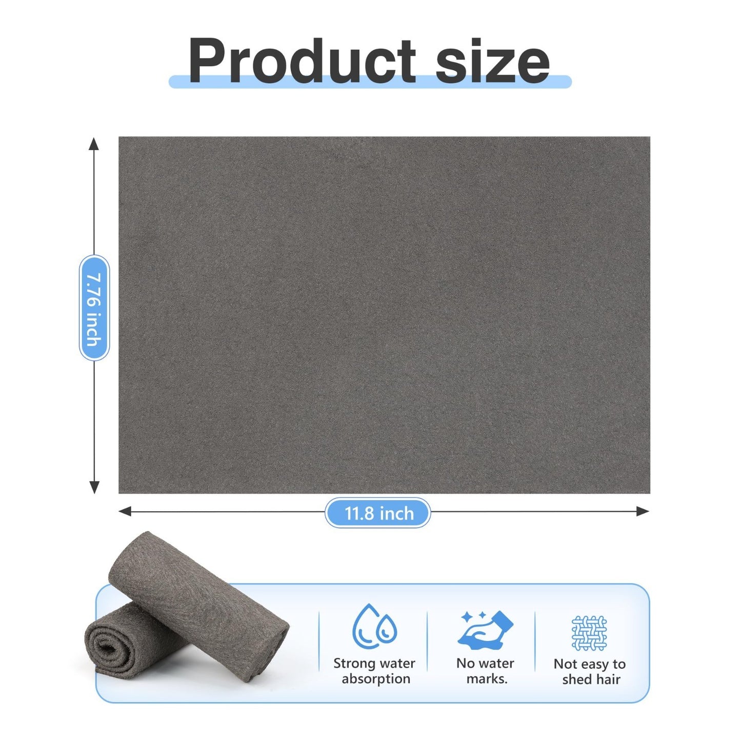 10-Count Magic Cleaning Cloth: Reusable Thickened Streak-Free Microfiber Cloths