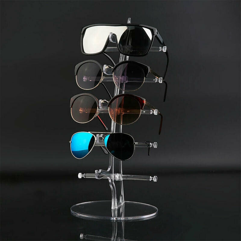 5 Layer Glasses Display Stand Acrylic Eyeglasses Rack Sunglasses Holder Storage