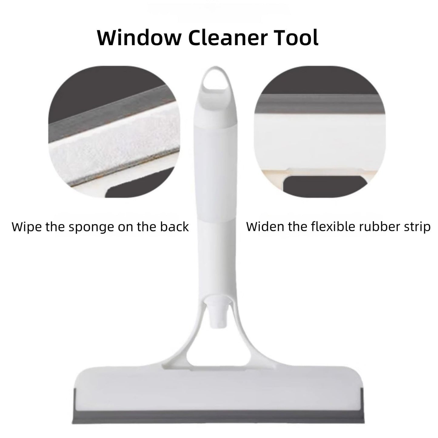 3-In-1 Window Cleaning Multi-Tool, Glass Hanging Knife with Spray