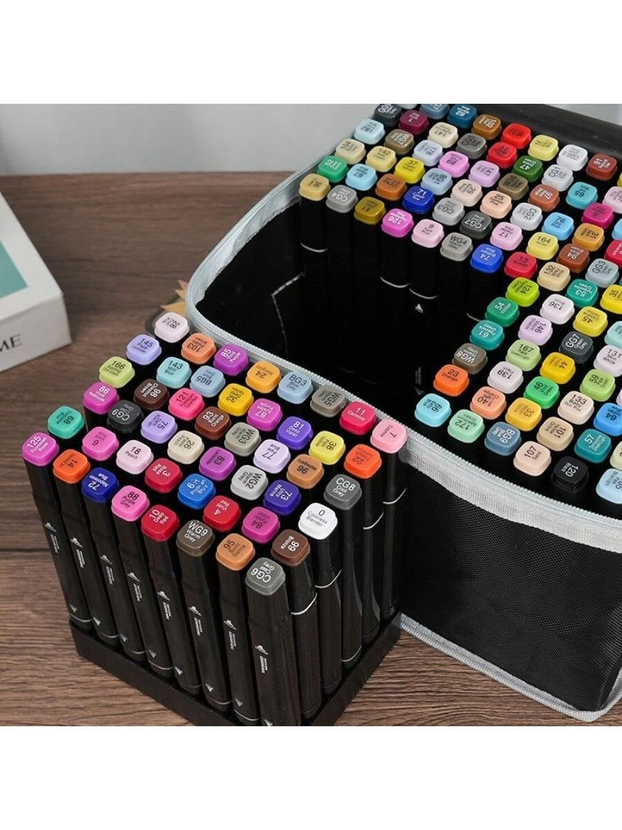 80/168 Colors Art Drawing Markers Set for Kids Adults Dual Tip Alcohol Markers