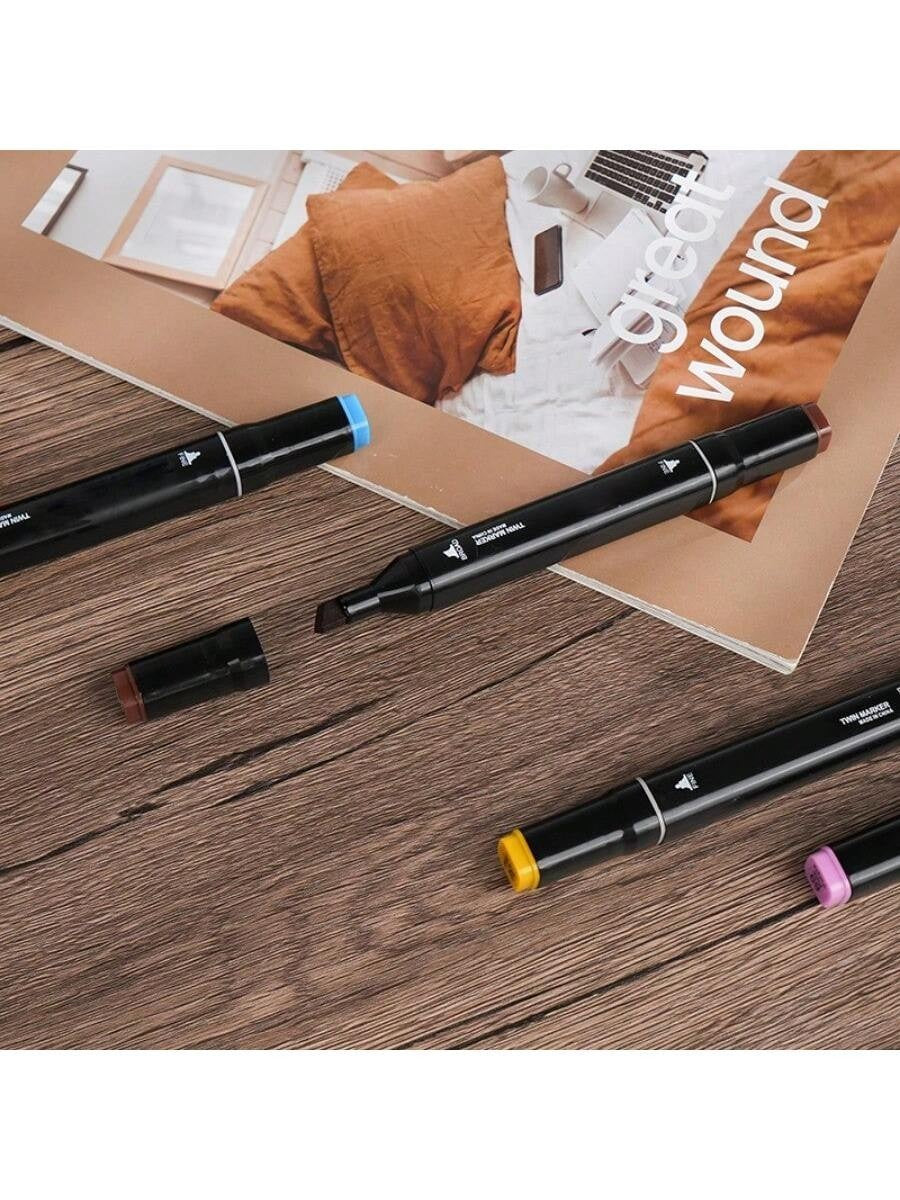 80/168 Colors Art Drawing Markers Set for Kids Adults Dual Tip Alcohol Markers