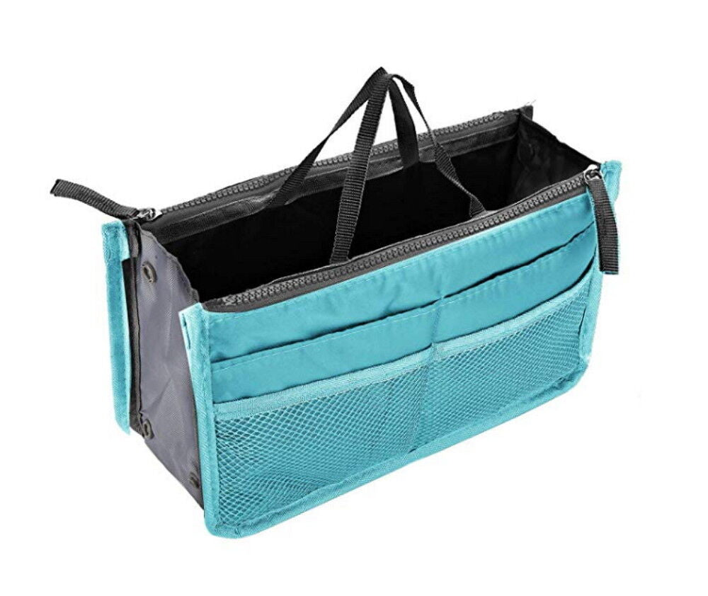 Women's Travel Purse Organizer Insert – Multi-Pocket Tote Handbag Liner for Easy Bag Swap, Lightweight Storage for Essentials, Makeup & Accessories