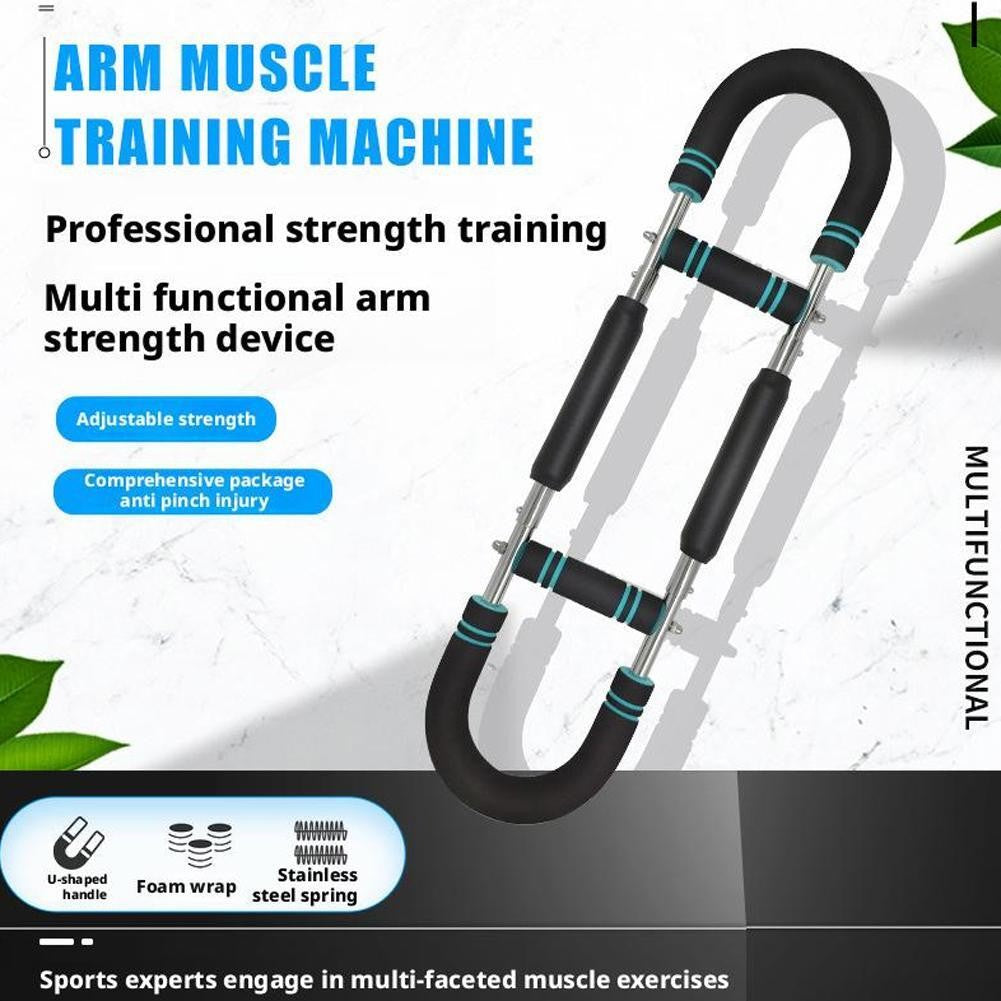 Upper Body Workout Tool Power Twister Bar 40-110LB Adjustable Arm Chest Trainer