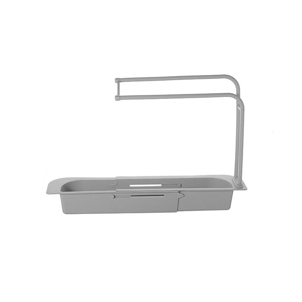 Sink Rack Telescopic Holder Expandable Storage Drain Kitchen Shelf Sponge Basket
