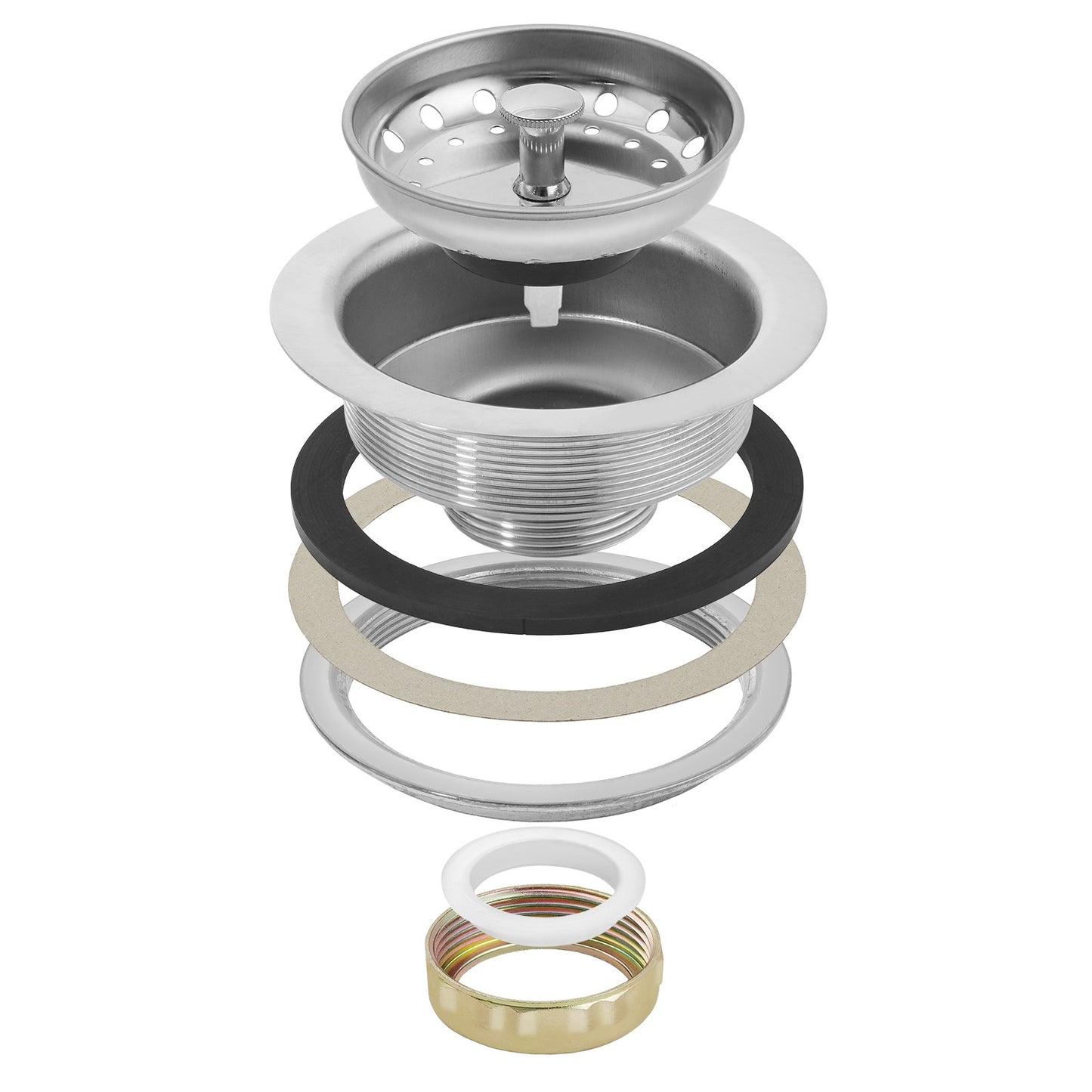 3.5" Commercial Kitchen Sink Basket Drain Strainer