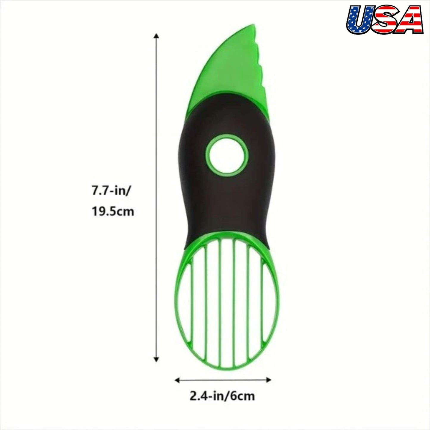 3-in-1 Avocado Cutter Tool Set - Slicing, Pitting, and Scooping Made Easy for Perfect Avocados Every Time - Durable, Ergonomic Design for Home