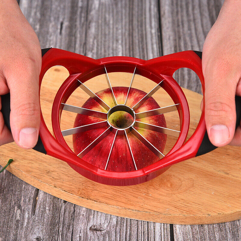 12-Blade Apple Slicer Stainless Steel Ultra-Sharp Apple Corer New