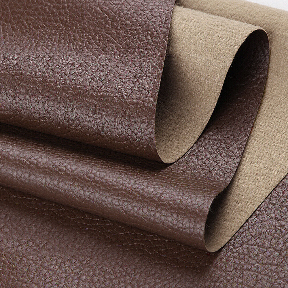 5 Yards 54" Wide Vinyl Faux Leather Fabric – Waterproof Upholstery Material for Auto, Marine, Crafts, Sewing, DIY Projects & Home Decor