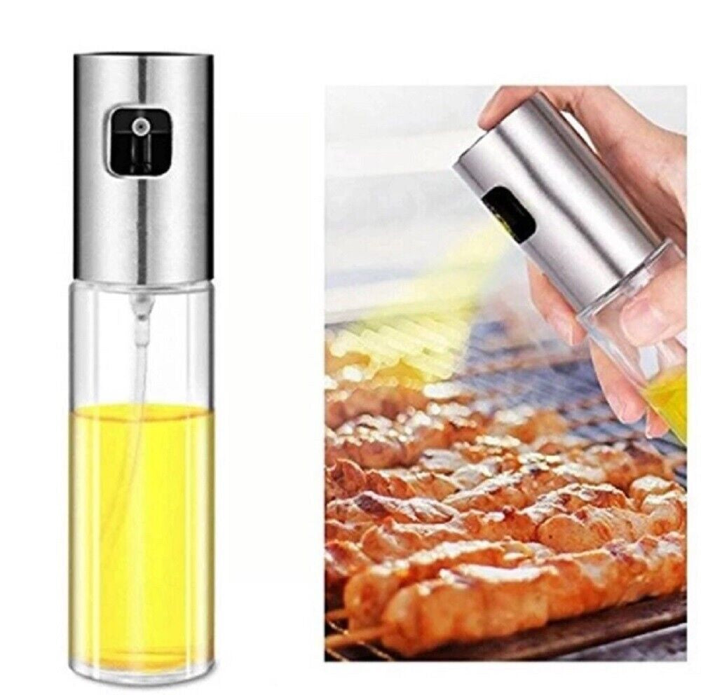 Stainless Steel Olive Oil Sprayer Mister – Cooking Spray for BBQ, Salad, Baking
