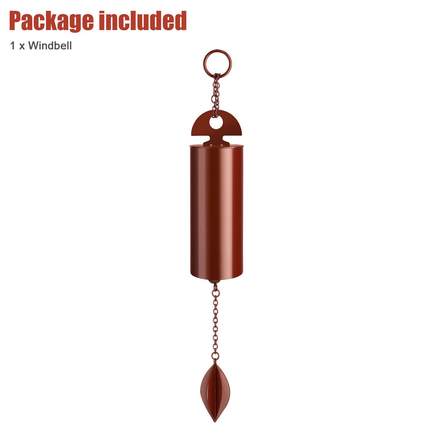 Outdoor Serenity – Heroic Metal Wind Chimes with Deep Resonance Bell | Calming Sound for Gardens, Patios & Homes | TikTok Relaxation Decor