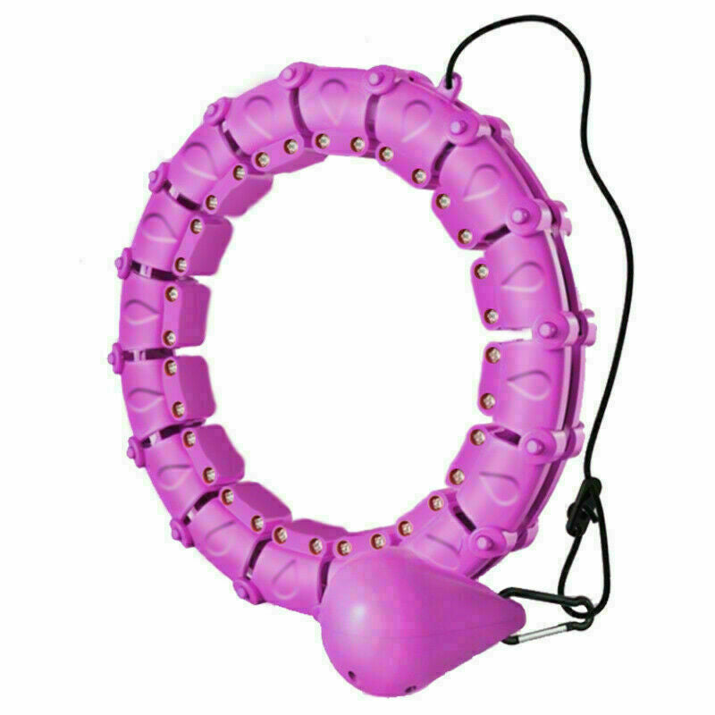 Custom Knots Weighted Hoola Fitness Hoop Adult Smart Hula Thin Waist Weight Loss