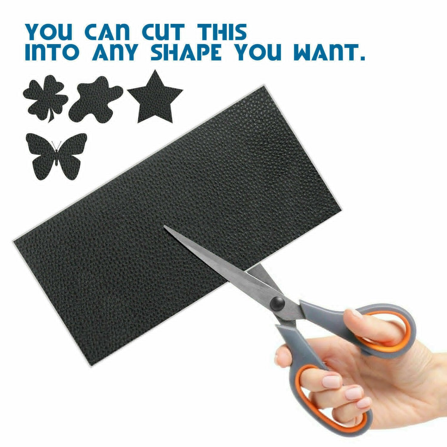 Self-Adhesive Leather Repair Kit – Premium PU Patch for Sofa, Car Seat, Jacket, and Couch Restoration; Easy Peel-and-Stick; Waterproof and Durable
