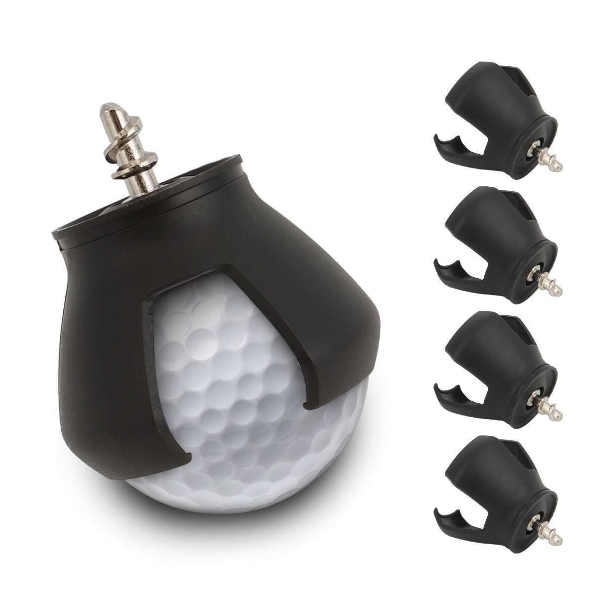 4Pcs Golf Ball Pick up Retriever Claw Sucker Tool for Putter Practical