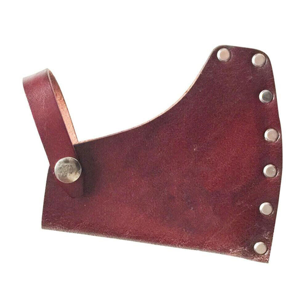 1Pc Leather Axe Holder Hatchet Lanyard Blade Sheath Head Cover Protector USA