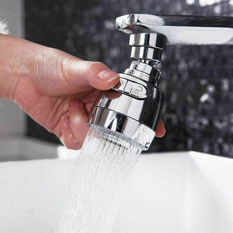 2 X Rotating 360° Faucet Movable Kitchen Tap Head Water Saving Nozzle Sprayer