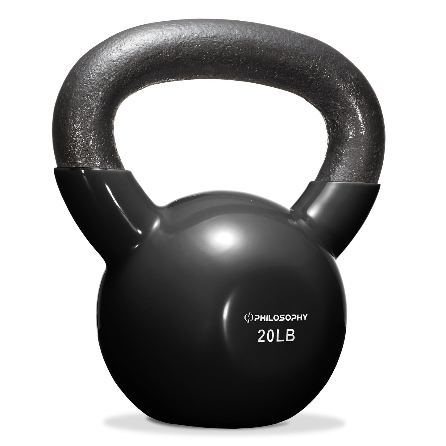 Vinyl Coated Cast Iron Kettlebell – 5lb to 50lb Weights for Strength Training, HIIT & Full-Body Workouts | TikTok Fitness Find Home Gym