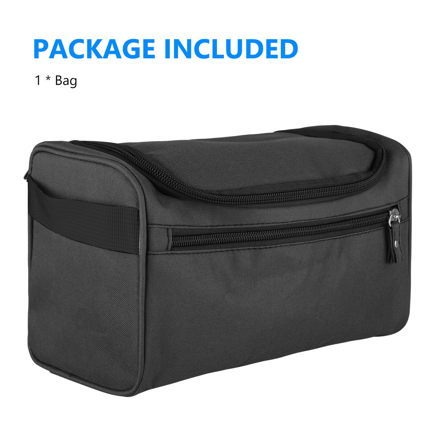 Travel Essential Waterproof Toiletry Bag – Shaving & Makeup Organizer for Travel, Gym, or Daily Use | Durable Wash Bag Case Must-Have