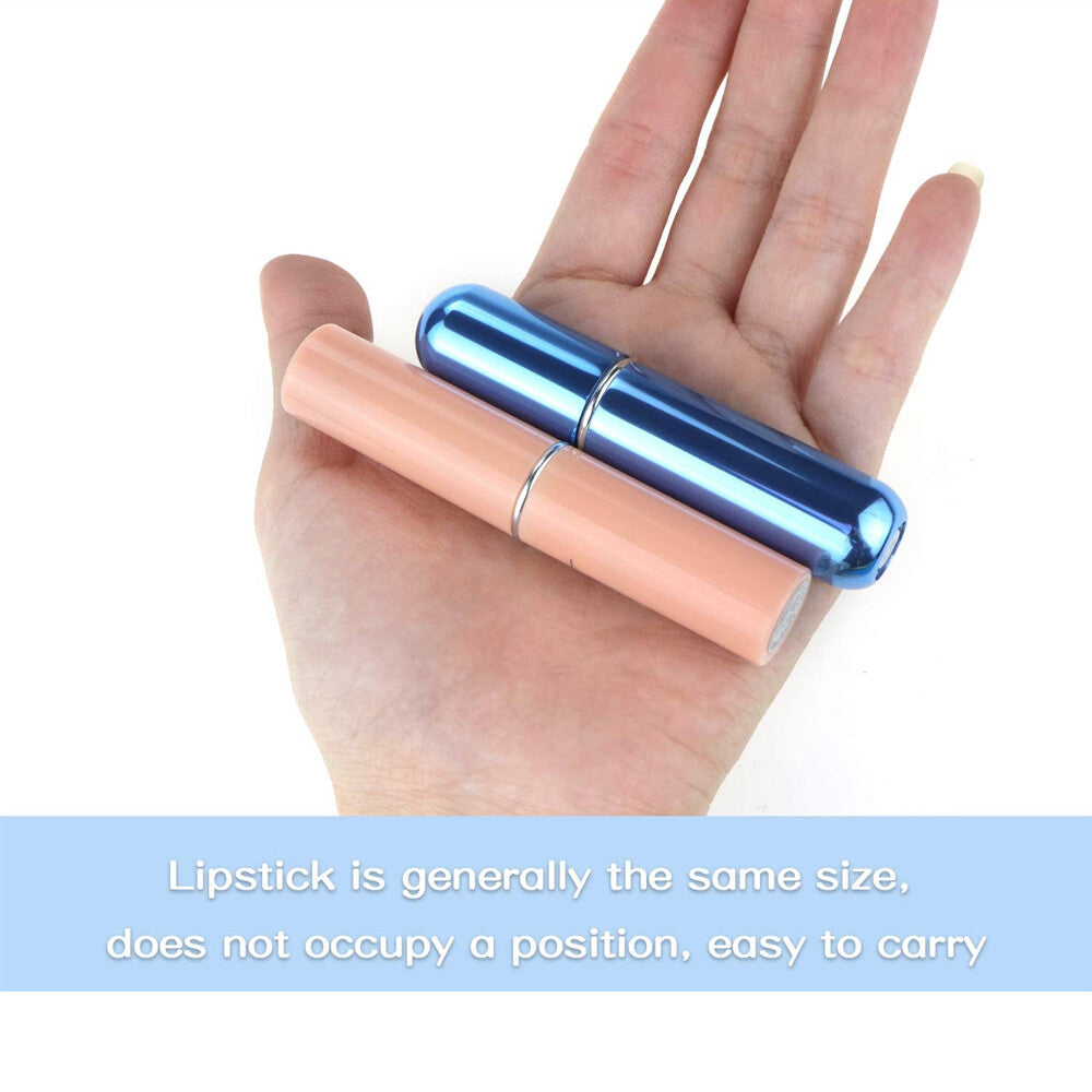 5Pcs Mini Travel Perfume Atomizer Bottle Spray Pump Case Refillable Portable US
