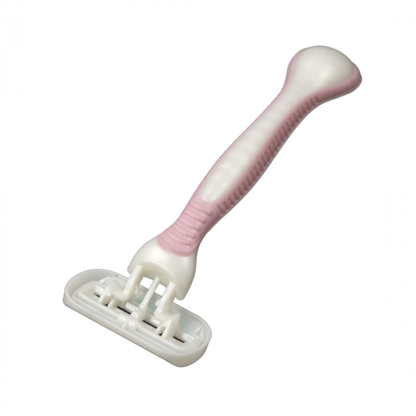 All Pure Womens 3 Blade Swivel Razor Pack 2 Pieces Lubricating Strip for Comfort
