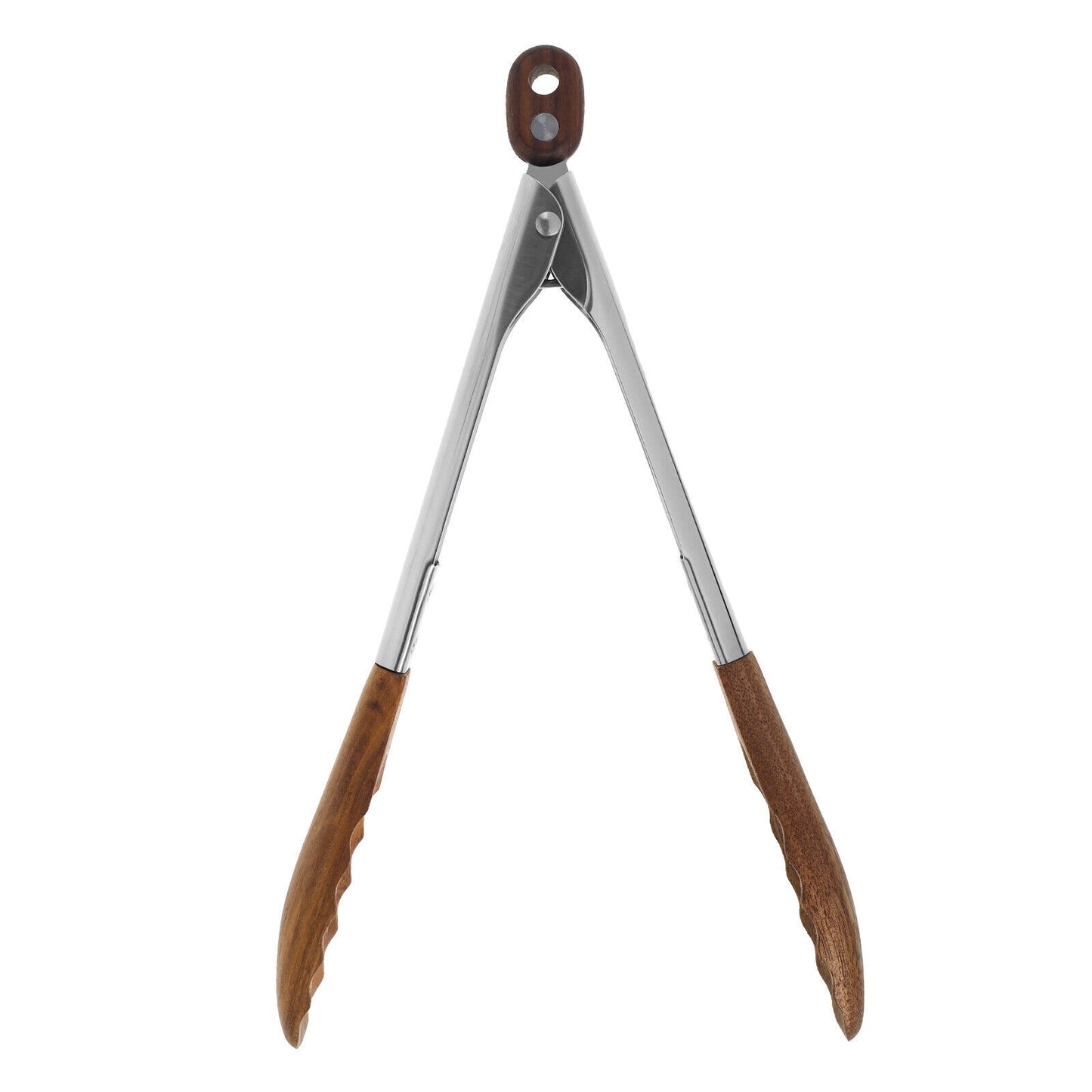 Walnut Wood Kitchen Tongs Food Serving Grill Multi Purpose Cooking Tongs