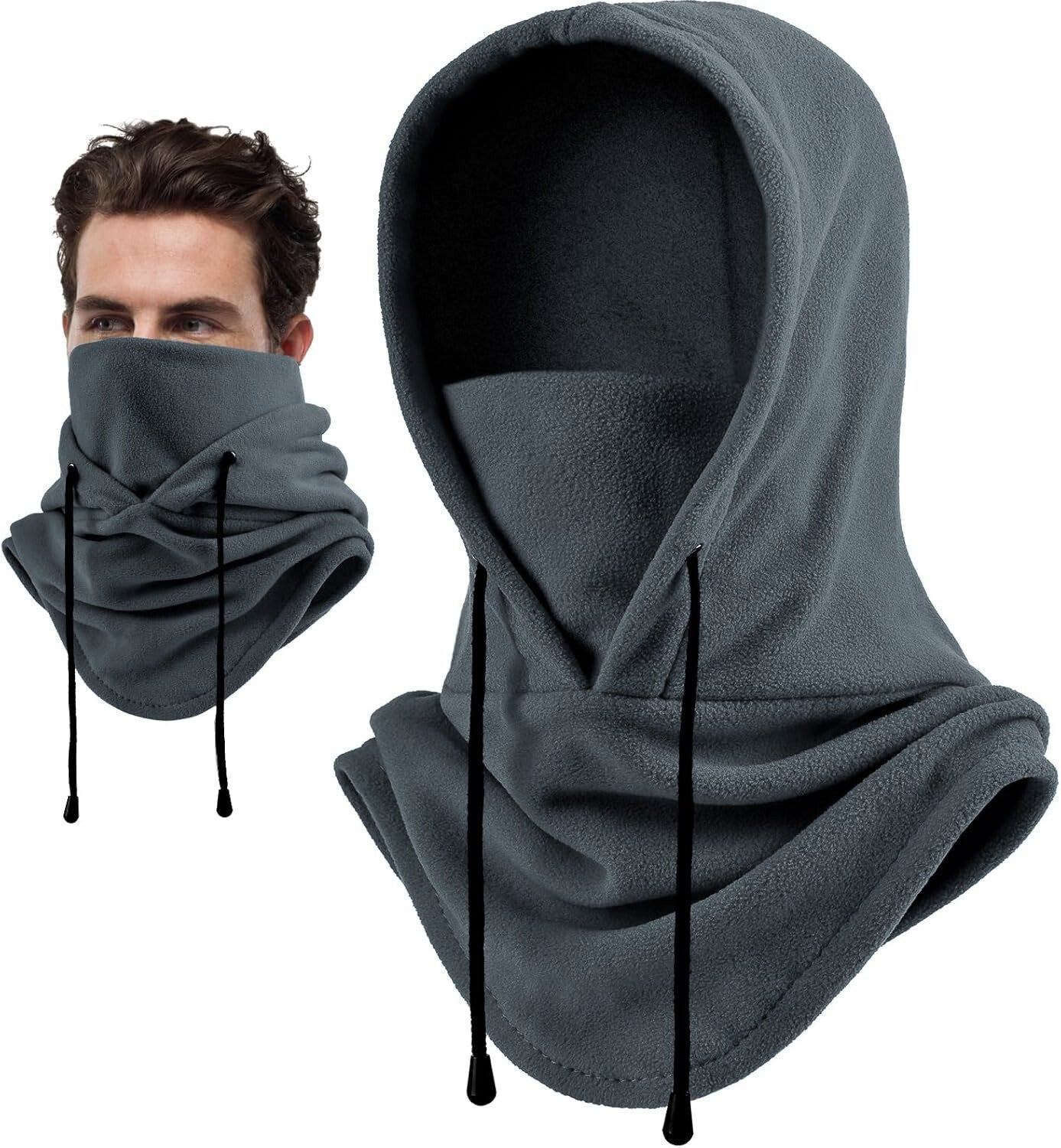 Winter Fleece Thermal Windproof Mask Balaclava Ski Full Face Mask for Men Women