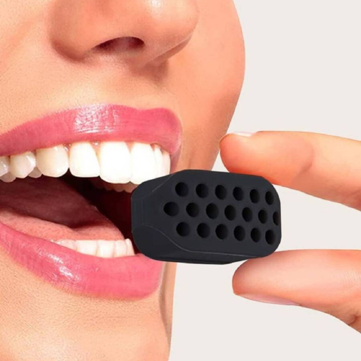 6Pc Jawline Exerciser Powerful Jaw Trainer Silicone Toner Tablet for Men & Women