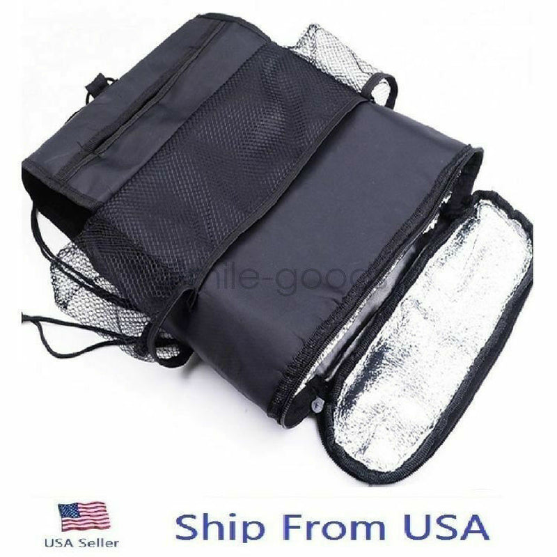 2PC Car Seat Back Hanger Organizer Multi-Pocket Storage Bag Holder Cooler Travel
