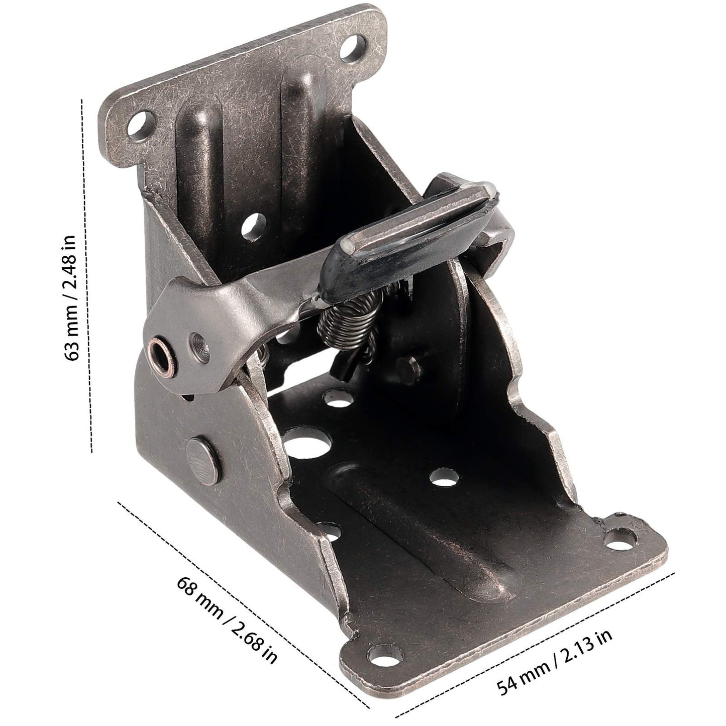 8 Pack Heavy Duty Foldable Bracket 90 Degree Self Locking Hinges for Table Leg