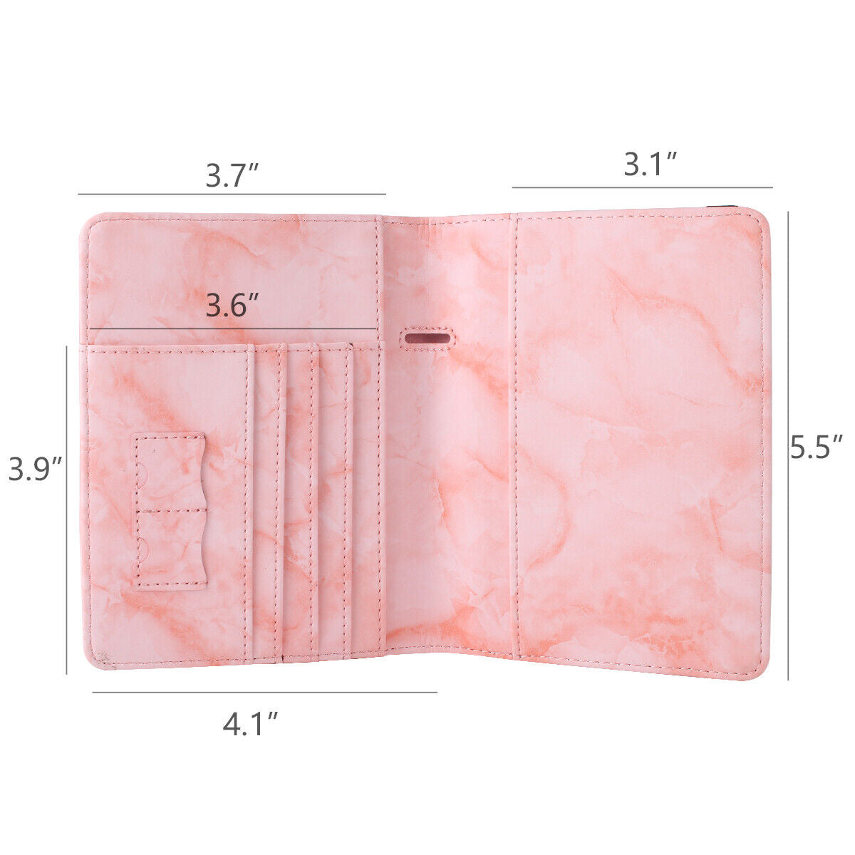 Slim Leather Travel Passport Wallet Holder RFID Blocking ID Card Case Cover US