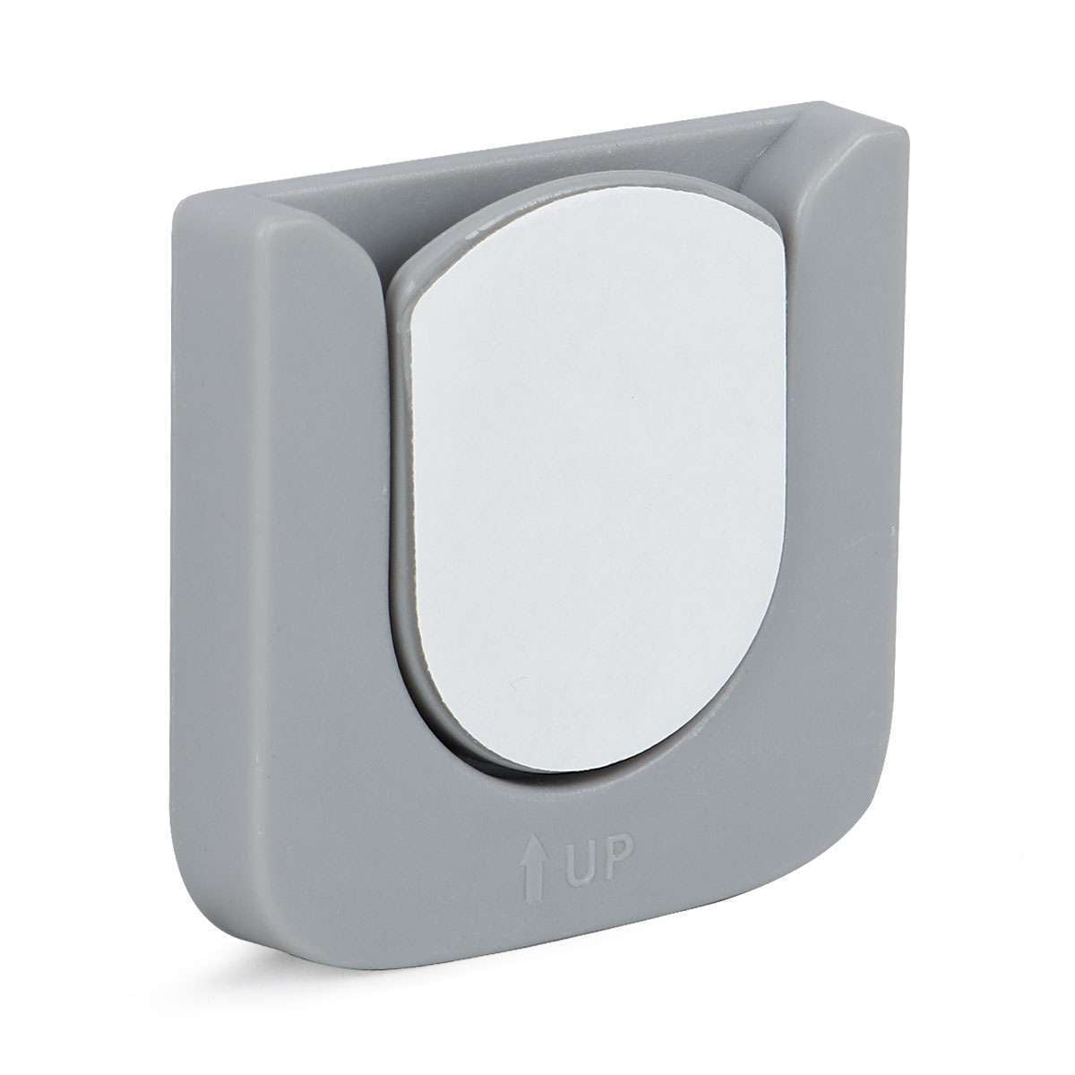 Magnetic Remote Control Holder – Wall Mount Organizer, Self-Adhesive, Space-Saving Storage for TV, AC, Fan Remotes Light Smooth Minimalist Plastic