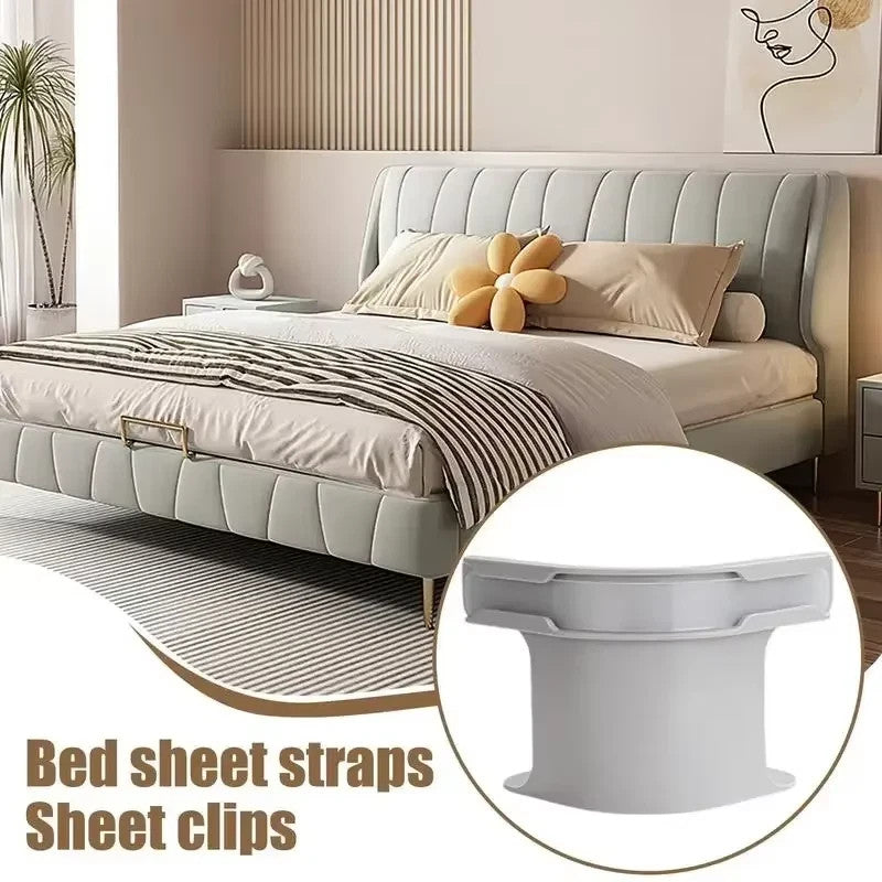 4-8PCS Heavy Duty Bed Sheet CLIPS | Corner Grippers for MATTRESS & SHEET HOLDERS