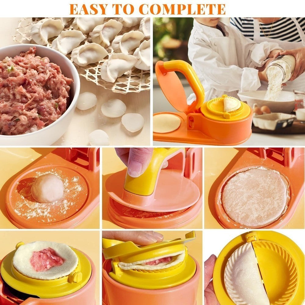 3-In-1 Multi-Function Dumpling Production Press DIY Dumpling Skin Dough Press