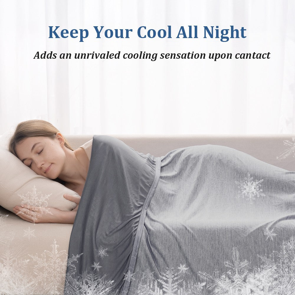 50"X70" Cooling Blanket for Hot Sleepers Lightweight Summer Cold Thin Blankets
