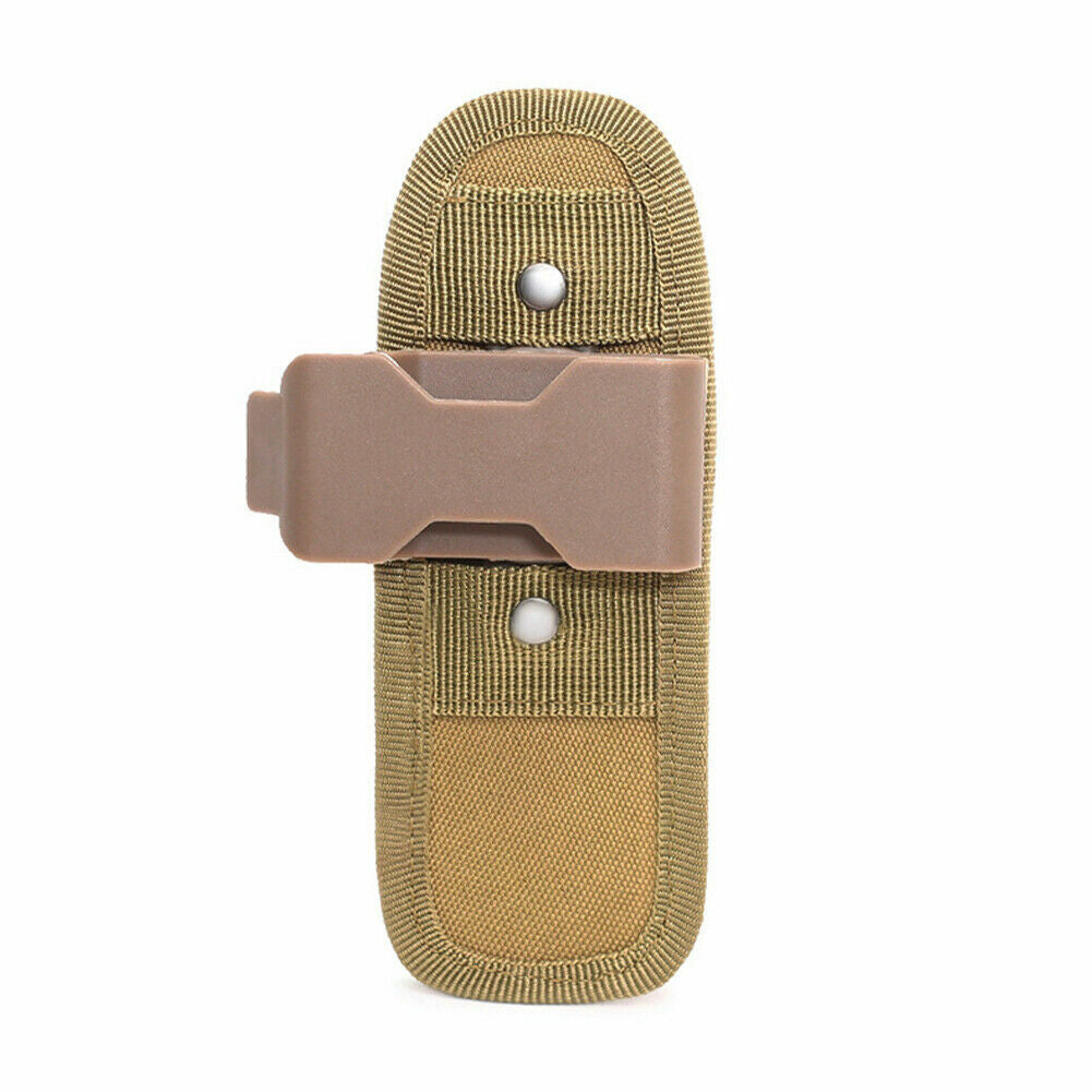 Tactical Nylon Molle Flashlight Holder Belt Holster Flashlight Torch Case Pouch