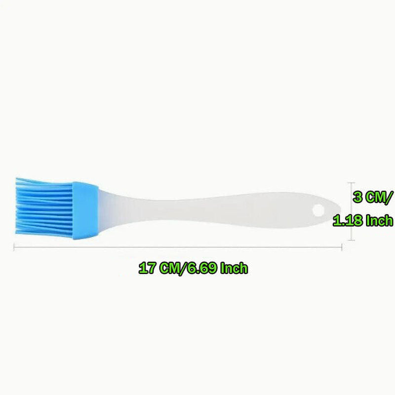 2PCS Silicone Oil & Basting Brushes – Heat-Resistant Pastry Tools for Baking, BBQ, Cooking & Party Prep Aesthetic Grill Master Gear