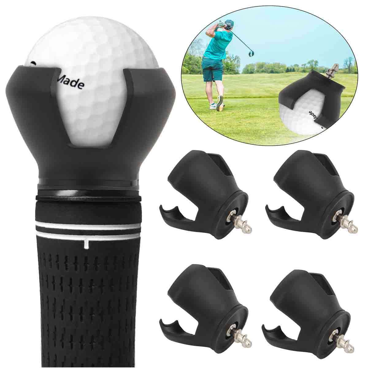 4Pcs Golf Ball Pick up Retriever Claw Sucker Tool for Putter Practical