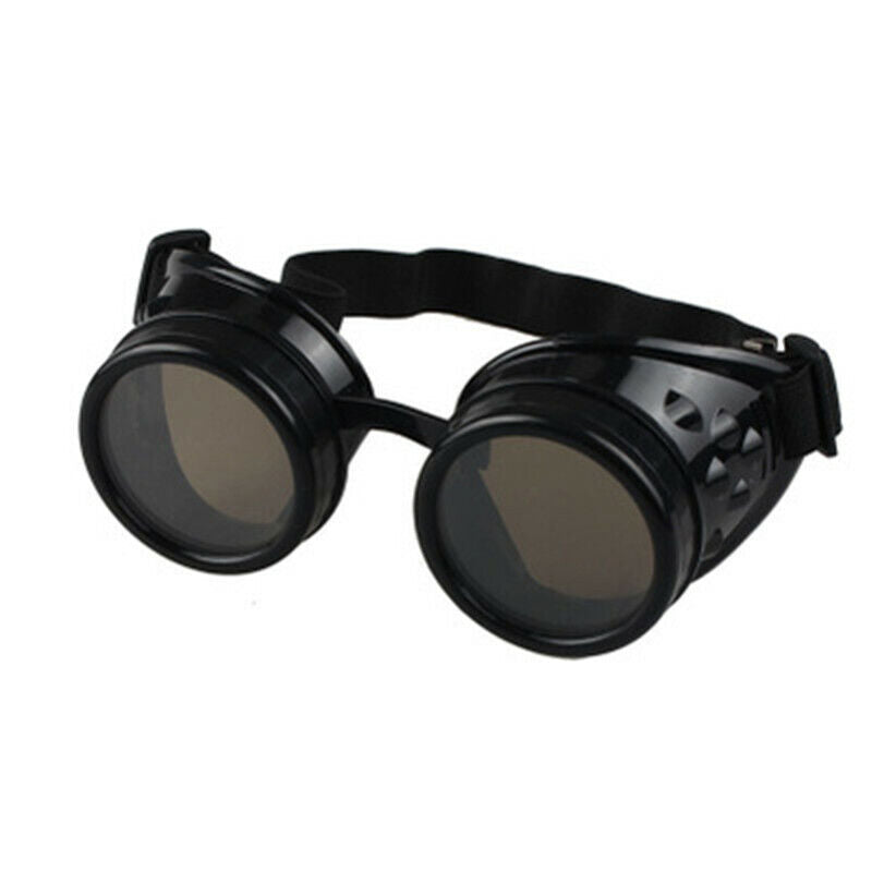 Steampunk Goggles Vintage Victorian - Retro Cyber Punk Gothic Glasses for Men & Women, Halloween Cosplay, Rave, Masks Comfortable Photo Plastic Strap